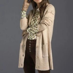 NWT CAbi 4275 Steady Cardigan Wheat Size XS